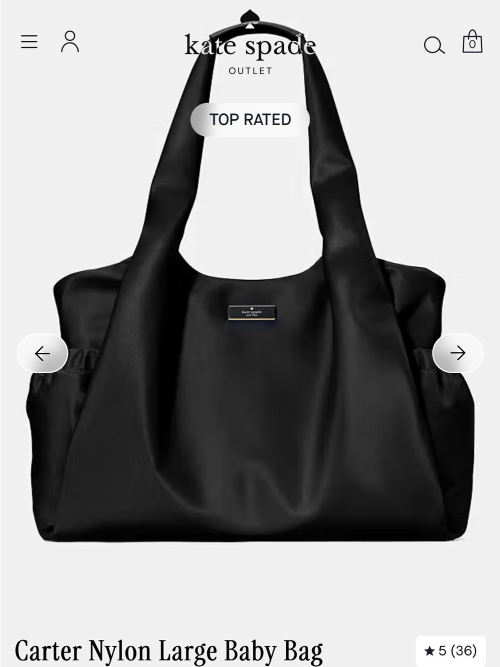 Kate Spade Carter Baby Bag - Picture 3 of 7